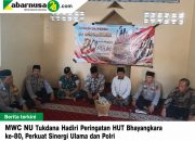 MWC NU Tukdana Hadiri Peringatan HUT Bhayangkara ke-80, Perkuat Sinergi Ulama dan Polri
