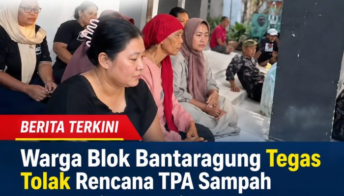 Warga Blok Bantaragung Tegas Tolak Rencana TPA Sampah Pasar Jatibarang di Desa Kebulen