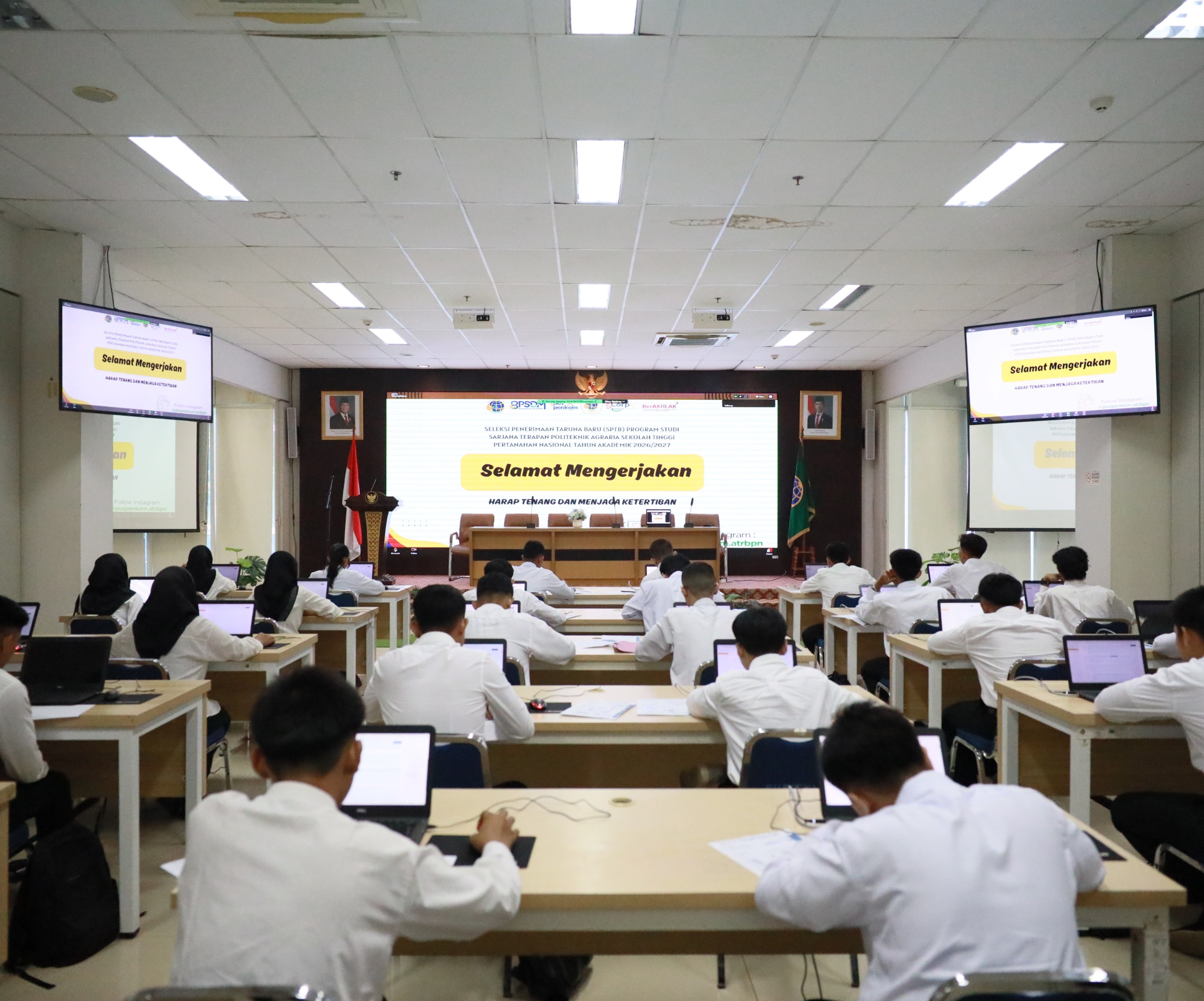 Jaring SDM Unggul, ATR/BPN Seleksi Penerimaan Taruna Baru Politeknik Agraria STPN Bidang Pertanahan