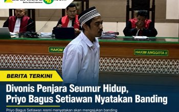 Divonis Penjara Seumur Hidup, Priyo Bagus Setiawan Nyatakan Banding Divonis Penjara Seumur Hidup, Priyo Bagus Setiawan Nyatakan Banding
