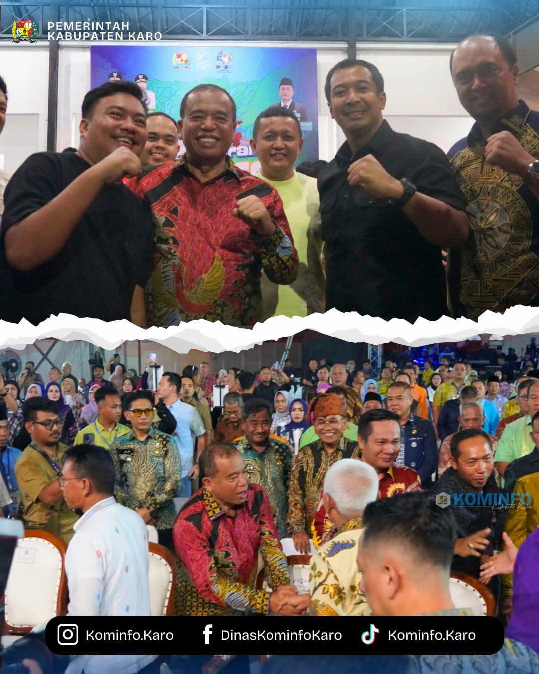 Bupati Karo Hadiri Pembukaan Pekan Raya Sumatera Utara (PRSU) ke-50 Tahun 2026