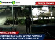 Terekam CCTV, Aksi Pencurian Tangki Semprot Pertanian di Desa Pawidean Terjadi Jelang Subuh