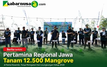 Pertamina Regional Jawa Tanam 12.500 Mangrove di Pantai Kesambi, Tutup Peringatan Hari Lingkungan Hidup 2026