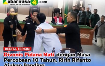 Divonis Pidana Mati dengan Masa Percobaan 10 Tahun, Ririn Rifanto Ajukan Banding Divonis Pidana Mati dengan Masa Percobaan 10 Tahun, Ririn Rifanto Ajukan Banding