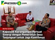 Kapolsek Karangampel Perkuat Sinergi dengan Pemerintah Desa Tanjungsari untuk Jaga Kamtibmas