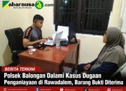 Polsek Balongan Dalami Kasus Dugaan Penganiayaan di Rawadalem, Barang Bukti Diterima