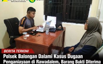 Polsek Balongan Dalami Kasus Dugaan Penganiayaan di Rawadalem, Barang Bukti Diterima Polsek Balongan Dalami Kasus Dugaan Penganiayaan di Rawadalem, Barang Bukti Diterima
