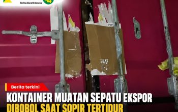 Kontainer Muatan Sepatu Ekspor Dibobol Saat Sopir Tertidur di Jalur Pantura Sukra Kontainer Muatan Sepatu Ekspor Dibobol Saat Sopir Tertidur di Jalur Pantura Sukra