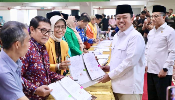 Nota Kesepahaman 28 Kampus, Wacana Menteri Nusron Targetkan 14 Ribu Sertipikasi Tanah Wakaf di Sulsel Rampung dalam Satu Tahun