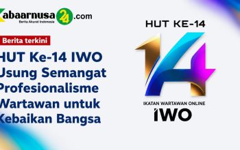 HUT Ke-14 IWO Usung Semangat Profesionalisme Wartawan untuk Kebaikan Bangsa