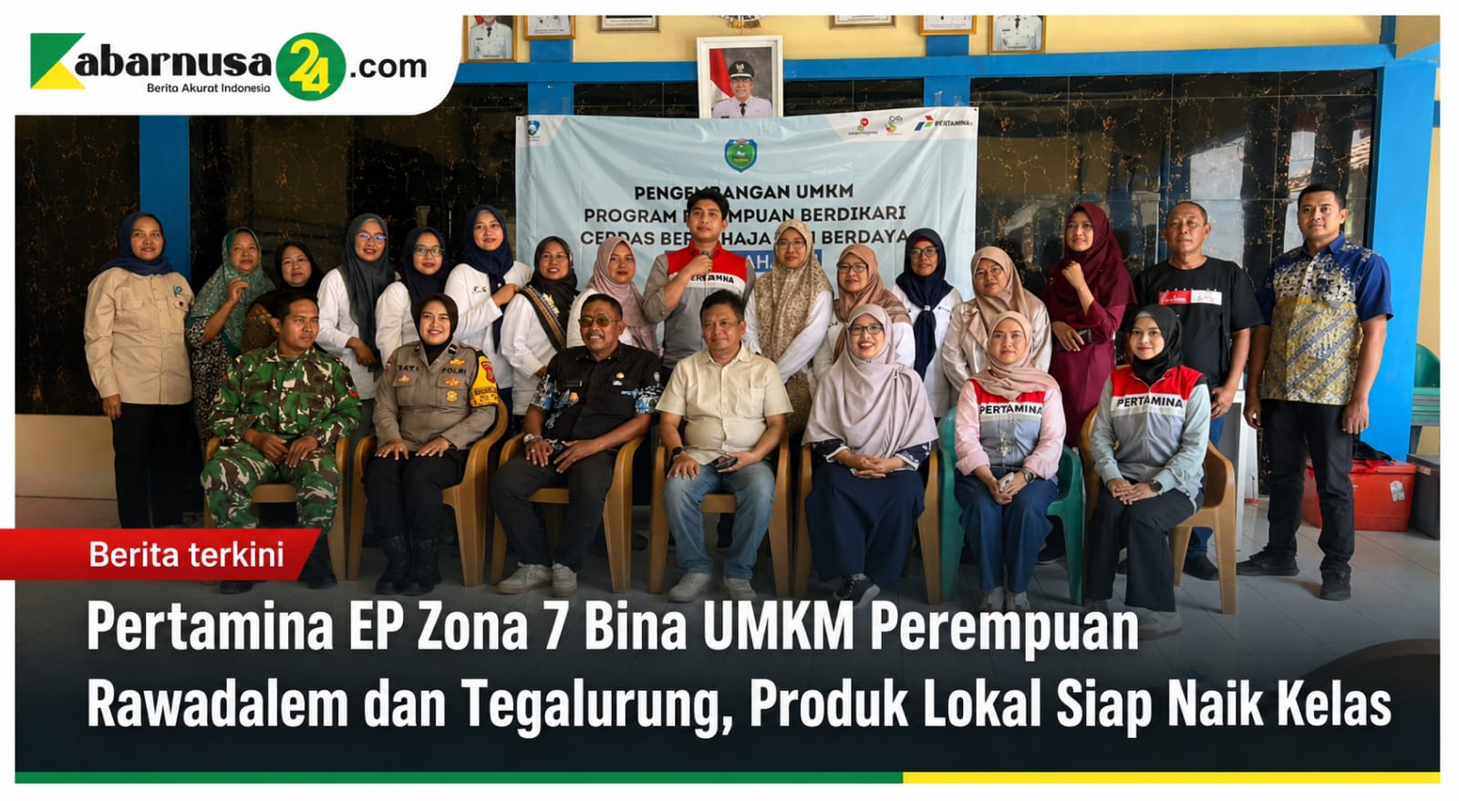 Pertamina EP Zona 7 Bina UMKM Perempuan Rawadalem dan Tegalurung, Produk Lokal Siap Naik Kelas