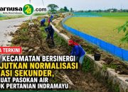 Tiga Kecamatan Bersinergi Lanjutkan Normalisasi Irigasi Sekunder, Perkuat Pasokan Air untuk Pertanian Indramayu