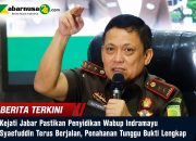 Kejati Jabar Pastikan Penyidikan Wabup Indramayu Syaefuddin Terus Berjalan, Penahanan Tunggu Bukti Lengkap