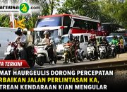 Camat Haurgeulis Dorong Percepatan Perbaikan Jalan Perlintasan KA, Antrean Kendaraan Kian Mengular