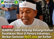 Gubernur Jabar Kunjungi Keluarga Korban Kecelakaan Maut di Pantura Indramayu, Berikan Santunan Rp25 Juta per Korban