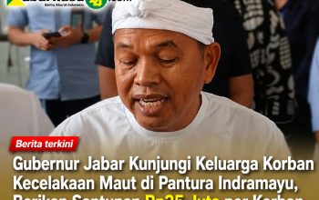 Gubernur Jabar Kunjungi Keluarga Korban Kecelakaan Maut di Pantura Indramayu, Berikan Santunan Rp25 Juta per Korban