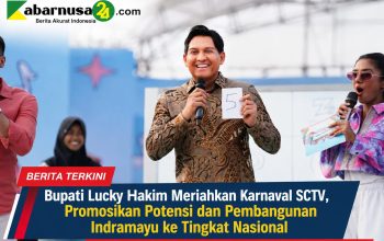 Bupati Lucky Hakim Meriahkan Karnaval SCTV, Promosikan Potensi dan Pembangunan Indramayu ke Tingkat Nasional