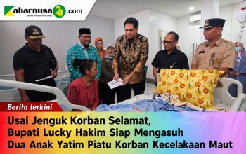 Usai Jenguk Korban Selamat, Bupati Lucky Hakim Siap Mengasuh Dua Anak Yatim Piatu Korban Kecelakaan Maut Usai Jenguk Korban Selamat, Bupati Lucky Hakim Siap Mengasuh Dua Anak Yatim Piatu Korban Kecelakaan Maut