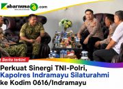 Perkuat Sinergi TNI-Polri, Kapolres Indramayu Silaturahmi ke Kodim 0616/Indramayu