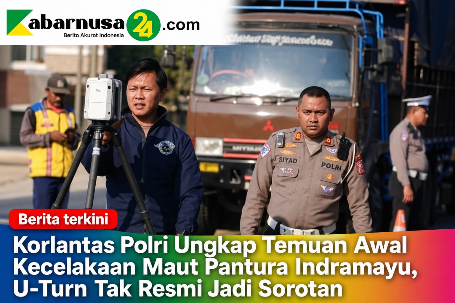 Korlantas Polri Ungkap Temuan Awal Kecelakaan Maut Pantura Indramayu, U-Turn Tak Resmi Jadi Sorotan