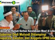 Takziah ke Rumah Korban Kecelakaan Maut di Lelea, Gubernur Dedi Mulyadi Didampingi Kapolres, Dandim, dan Anggota DPRD Jabar