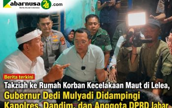 Takziah ke Rumah Korban Kecelakaan Maut di Lelea, Gubernur Dedi Mulyadi Didampingi Kapolres, Dandim, dan Anggota DPRD Jabar