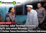 Gubernur Jabar Serahkan Santunan Rp25 Juta untuk Keluarga 12 Korban Tewas Kecelakaan Pantura Indramayu