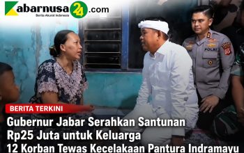 Gubernur Jabar Serahkan Santunan Rp25 Juta untuk Keluarga 12 Korban Tewas Kecelakaan Pantura Indramayu