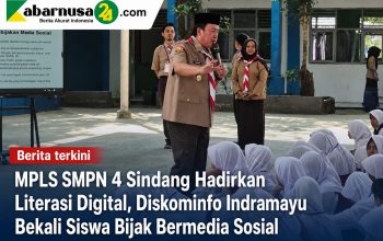 MPLS SMPN 4 Sindang Hadirkan Literasi Digital, Diskominfo Indramayu Bekali Siswa Bijak Bermedia Sosial