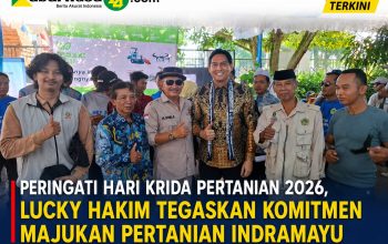 Peringati Hari Krida Pertanian 2026, Lucky Hakim Tegaskan Komitmen Majukan Pertanian Indramayu