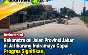 Rekonstruksi Jalan Provinsi Jabar di Jatibarang Indramayu Capai Progres Signifikan, Warga Puji Konstruksi Beton yang Lebih Kokoh