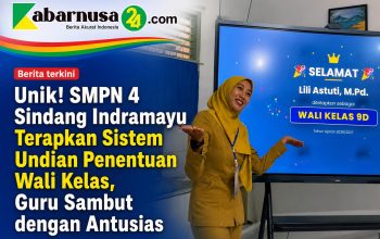 Unik! SMPN 4 Sindang Indramayu Terapkan Sistem Undian Penentuan Wali Kelas, Guru Sambut dengan Antusias
