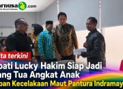 Bupati Lucky Hakim Siap Jadi Orang Tua Angkat Anak Korban Kecelakaan Maut Pantura Indramayu
