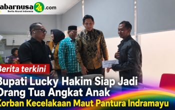 Bupati Lucky Hakim Siap Jadi Orang Tua Angkat Anak Korban Kecelakaan Maut Pantura Indramayu