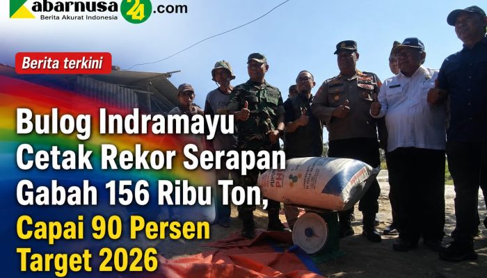 Bulog Indramayu Cetak Rekor Serapan Gabah 156 Ribu Ton, Capai 90 Persen Target 2026