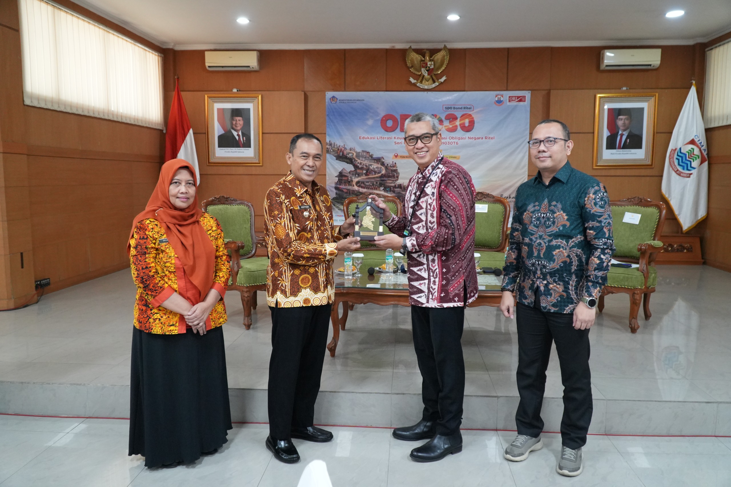 Kemenkeu dan Pemkot Cimahi Perkuat Literasi Keuangan, Masyarakat Diajak Berinvestasi Aman Melalui ORI030