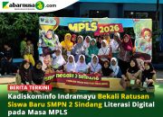 Kadiskominfo Indramayu Bekali Ratusan Siswa Baru SMPN 2 Sindang Literasi Digital pada Masa MPLS