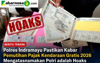 Polres Indramayu Pastikan Kabar Pemutihan Pajak Kendaraan Gratis 2026 Mengatasnamakan Polri adalah Hoaks