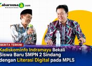 Kadiskominfo Indramayu Bekali Siswa Baru SMPN 2 Sindang dengan Literasi Digital pada MPLS