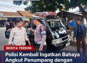 Polisi Kembali Ingatkan Bahaya Angkut Penumpang dengan Mobil Bak Terbuka