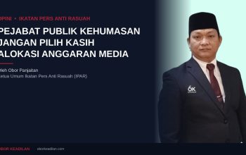 Ketua IPAR: Pejabat Publik Kehumasan Jangan Pilih Kasih dalam Alokasi Anggaran Media Ketua IPAR: Pejabat Publik Kehumasan Jangan Pilih Kasih dalam Alokasi Anggaran Media