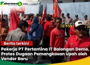 Pekerja PT Pertamina IT Balongan Demo, Protes Dugaan Pemangkasan Upah oleh Vendor Baru