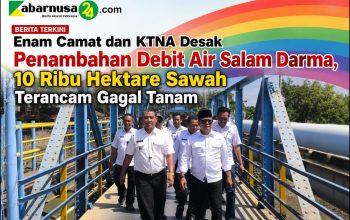 Enam Camat dan KTNA Desak Penambahan Debit Air Salam Darma, 10 Ribu Hektare Sawah Terancam Gagal Tanam Enam Camat dan KTNA Desak Penambahan Debit Air Salam Darma, 10 Ribu Hektare Sawah Terancam Gagal Tanam