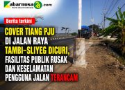 Cover Tiang PJU di Jalan Raya Tambi–Sliyeg Dicuri, Fasilitas Publik Rusak dan Keselamatan Pengguna Jalan Terancam