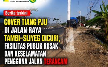 Cover Tiang PJU di Jalan Raya Tambi–Sliyeg Dicuri, Fasilitas Publik Rusak dan Keselamatan Pengguna Jalan Terancam Cover Tiang PJU di Jalan Raya Tambi–Sliyeg Dicuri, Fasilitas Publik Rusak dan Keselamatan Pengguna Jalan Terancam