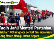 Tagih Janji Menteri Pertanian, Sekitar 1.000 Anggota Serikat Tani Indramayu Long March Menuju Istana Negara