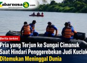 Pria yang Terjun ke Sungai Cimanuk Saat Hindari Penggerebekan Judi Kuclak Ditemukan Meninggal Dunia