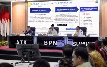 Menteri Nusron Berikan Arahan Jajaran Utamakan Kemudahan Layanan bagi Masyarakat di di Kanwil BPN Provinsi Sumut