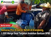 Kemarau Picu Krisis Air Bersih di Krangkeng, 1.500 Warga Desa Tanjakan Andalkan Bantuan BPBD