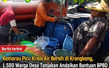 Kemarau Picu Krisis Air Bersih di Krangkeng, 1.500 Warga Desa Tanjakan Andalkan Bantuan BPBD